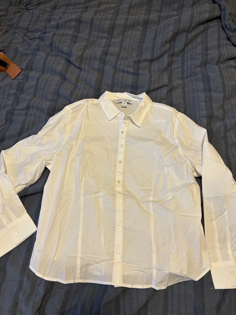 Classic White Womens Button-Up Shirt